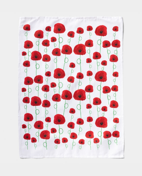 Poppy Tea Towel