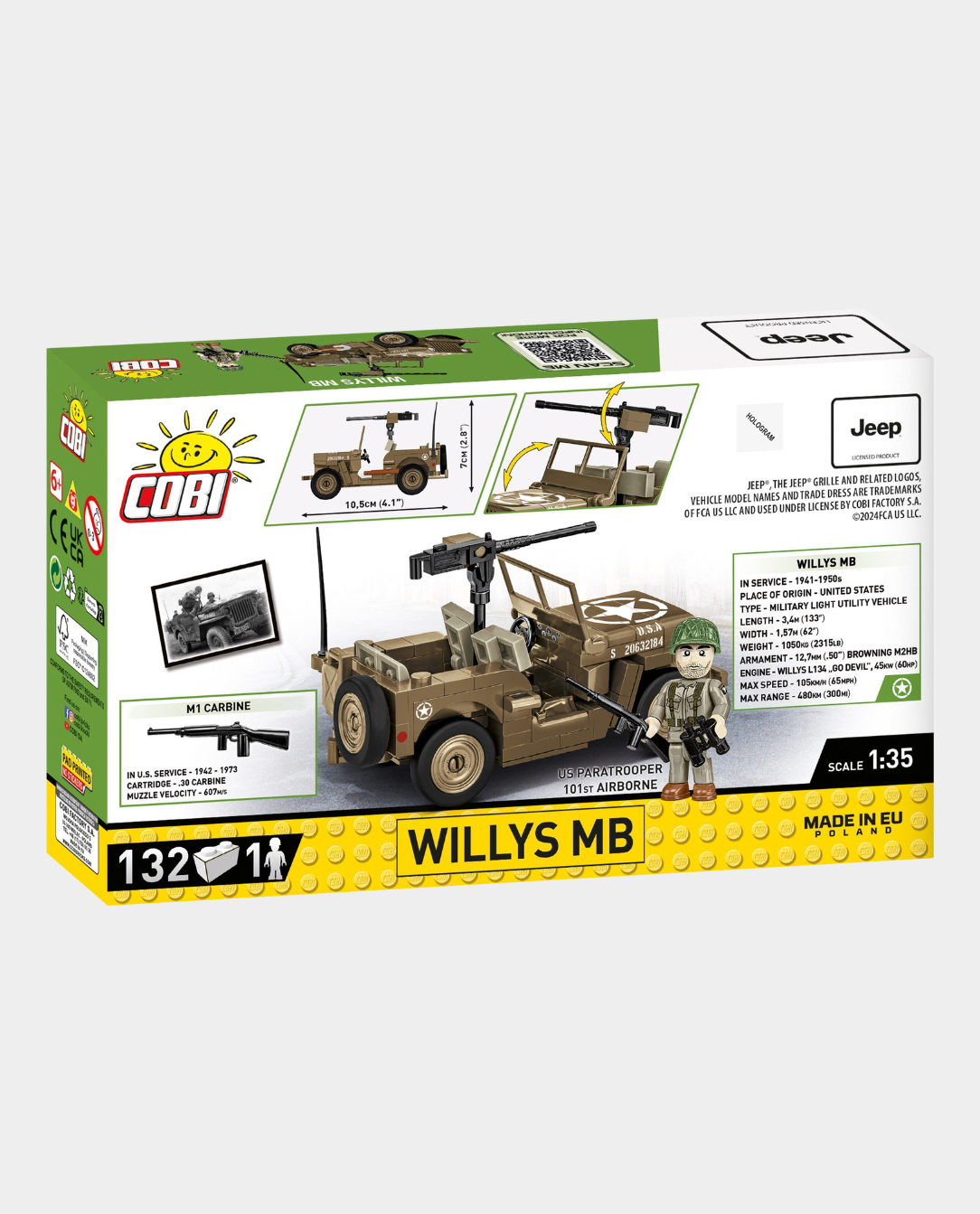 Willys MB Brick Set COBI Jeep