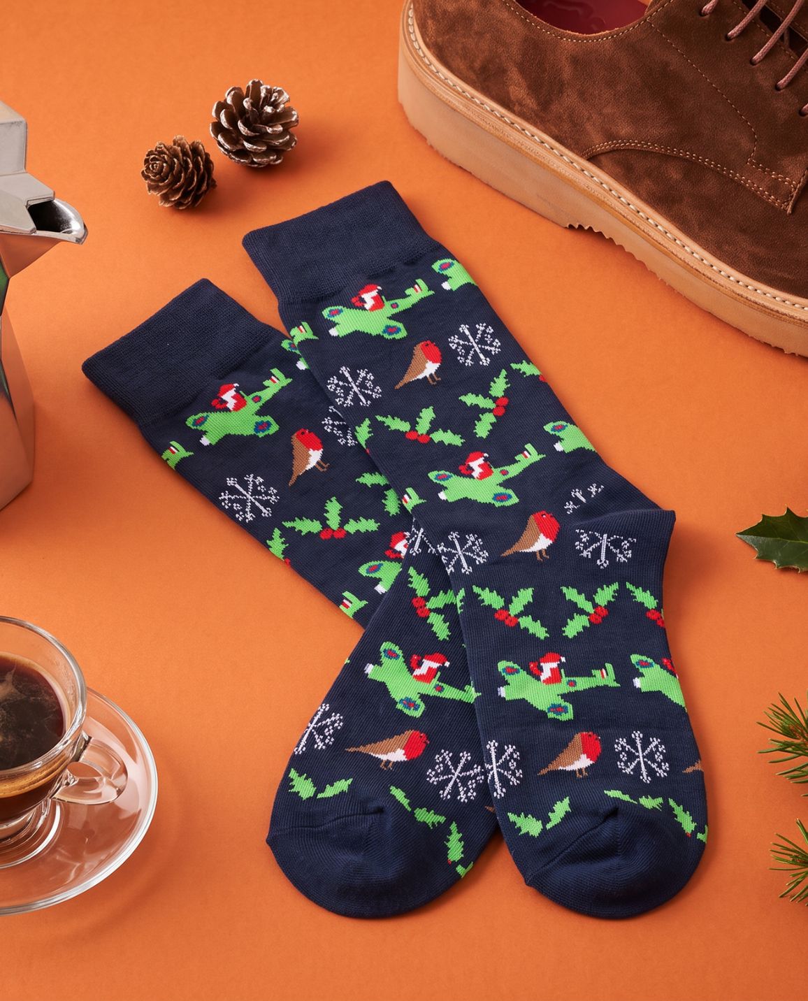 Santa in a Spitfire Socks