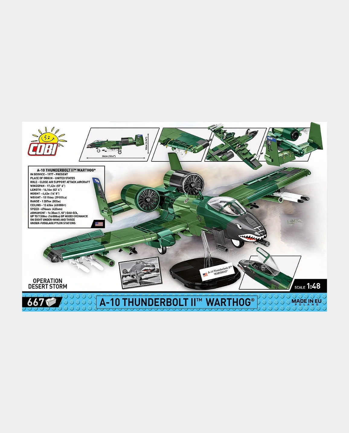 COBI Thunderbolt A10 Brick Set