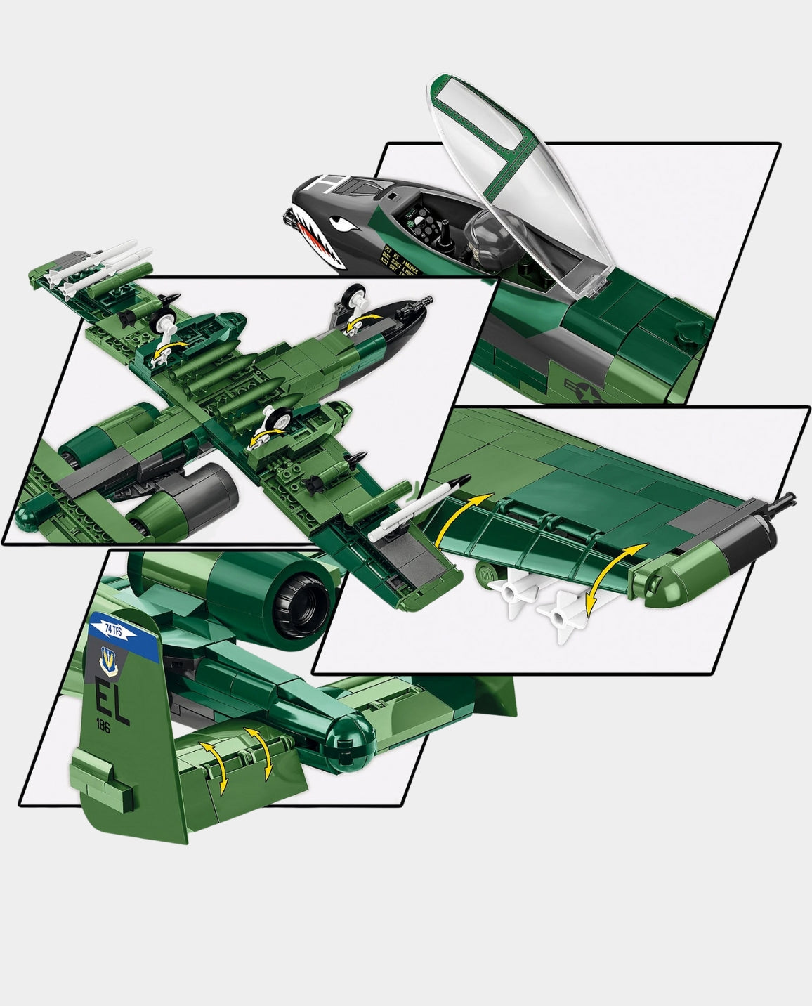 COBI Thunderbolt A10 Brick Set