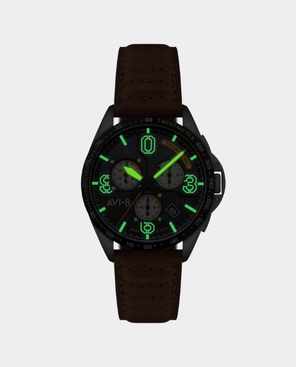 AVI-8 IWM P-51 Mustang Chronograph Watch