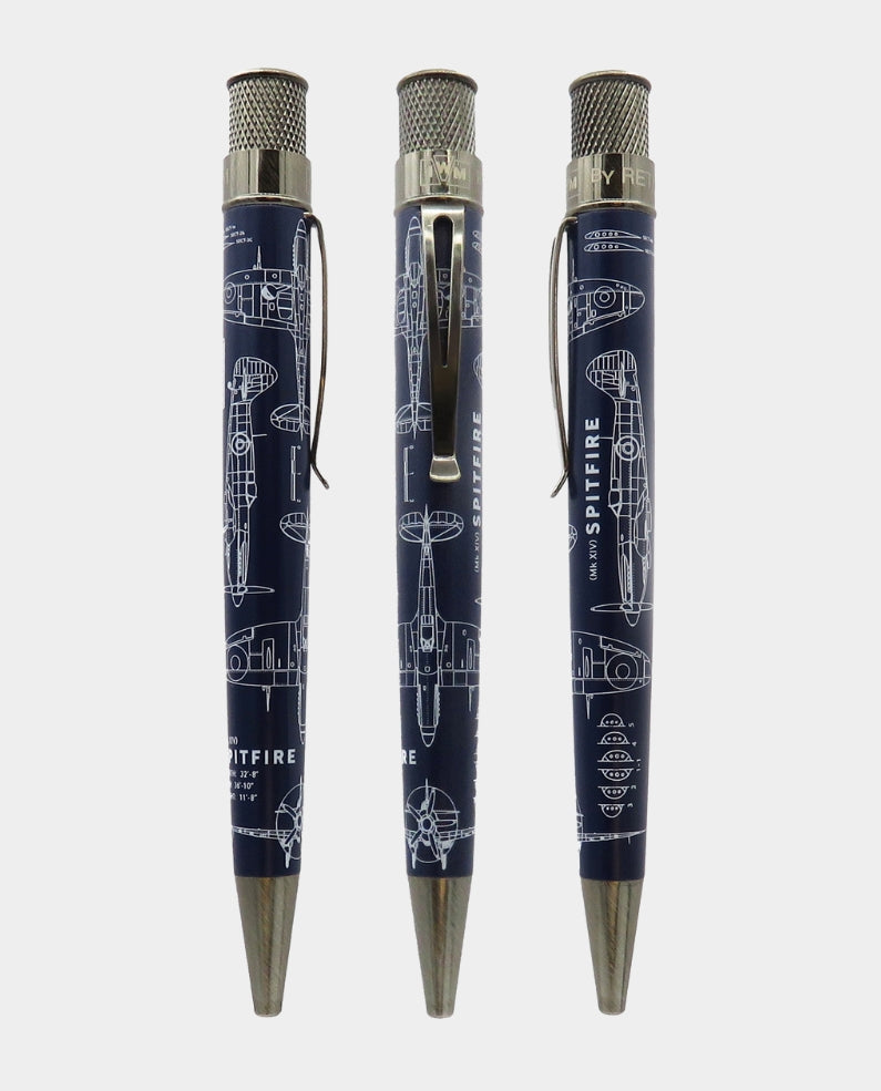 Retro 51 Spitfire Blueprint Rollerball Pen