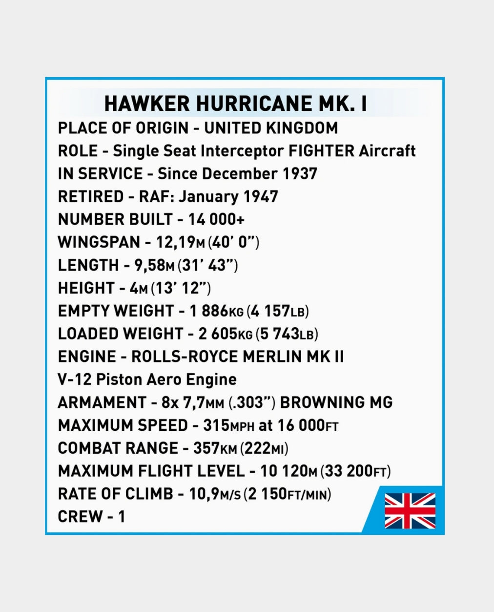 Hawker Hurricane Model