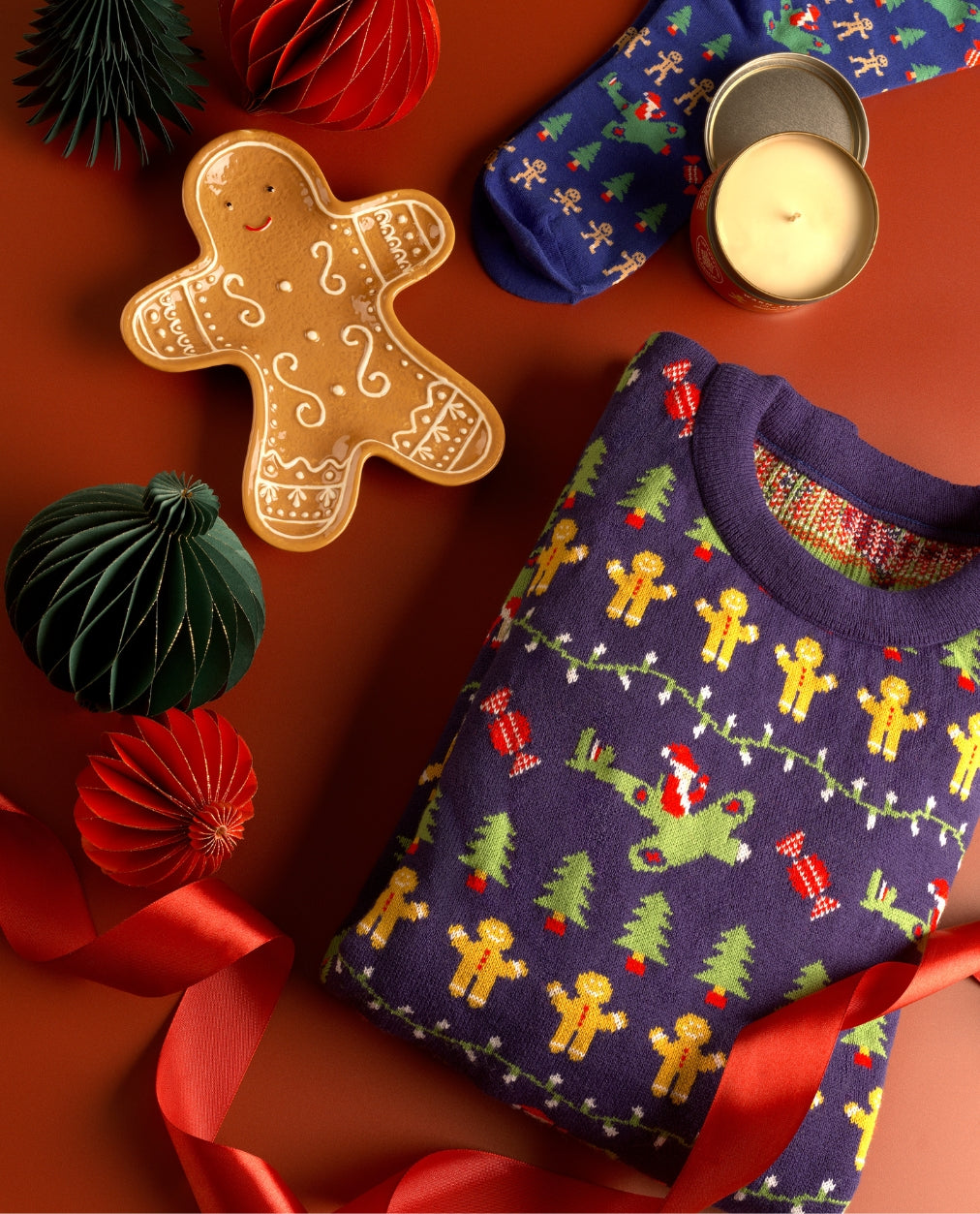 Ceramic Gingerbread Man Plate