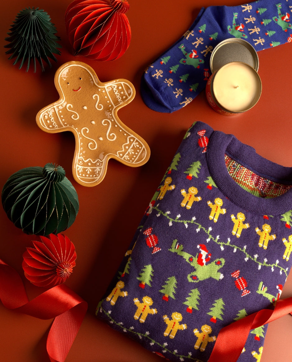 Santa in a Spitfire Christmas Jumper