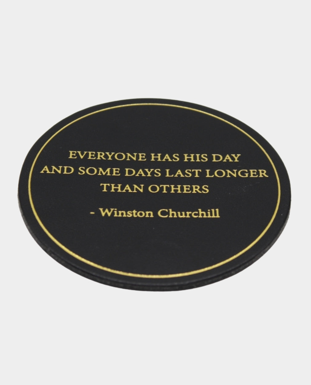 Recycled Leather Churchill Coaster