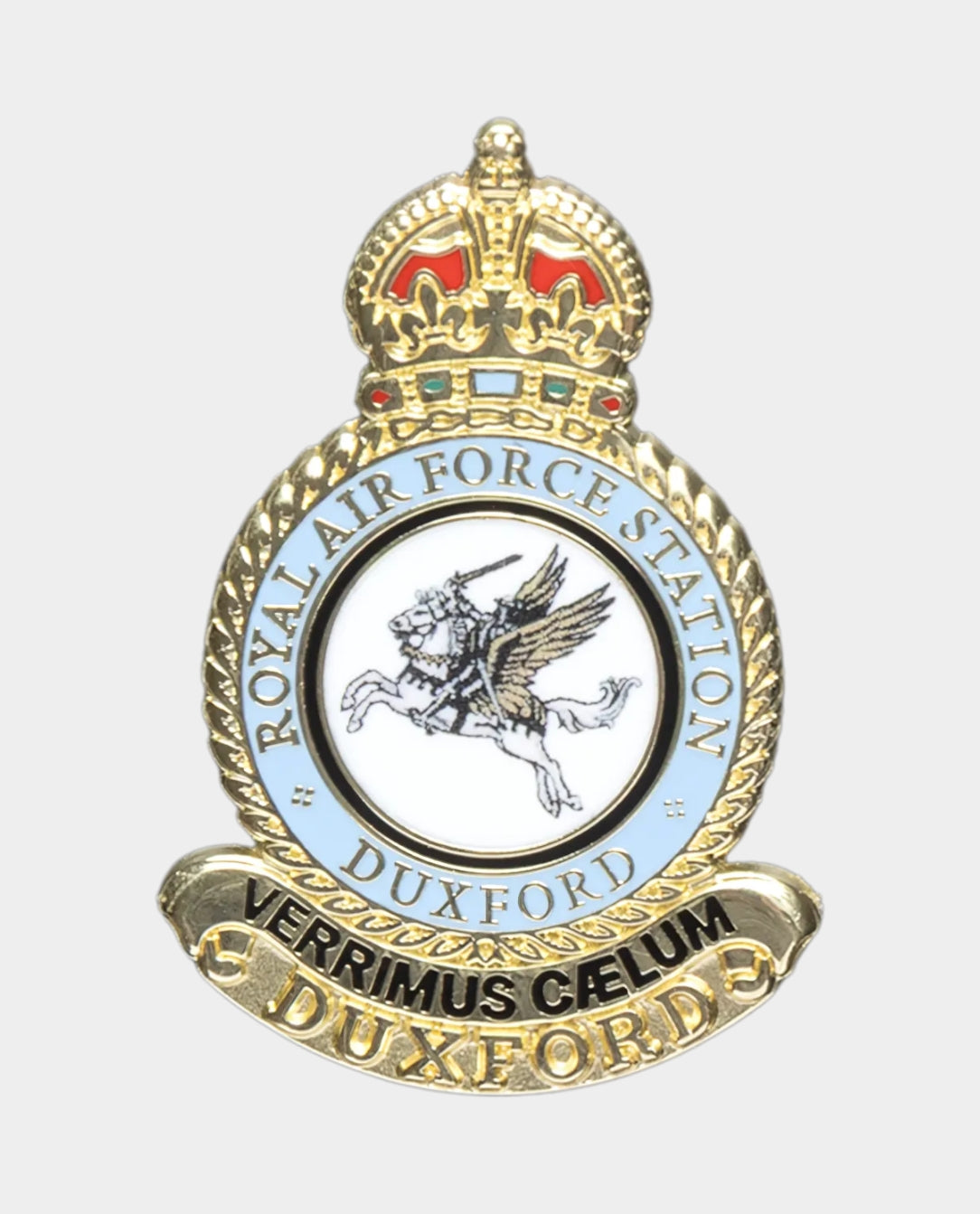 Duxford Crest Pin Badge