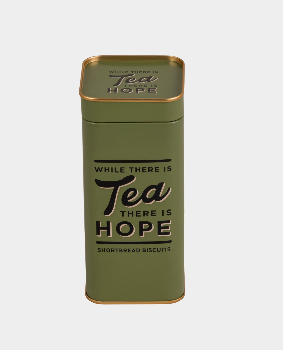 While There is Tea There is Hope Butter Shortbread Tin