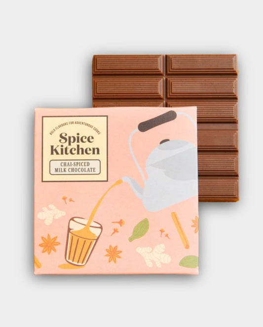 Chai Spiced Milk Chocolate Bar 80g