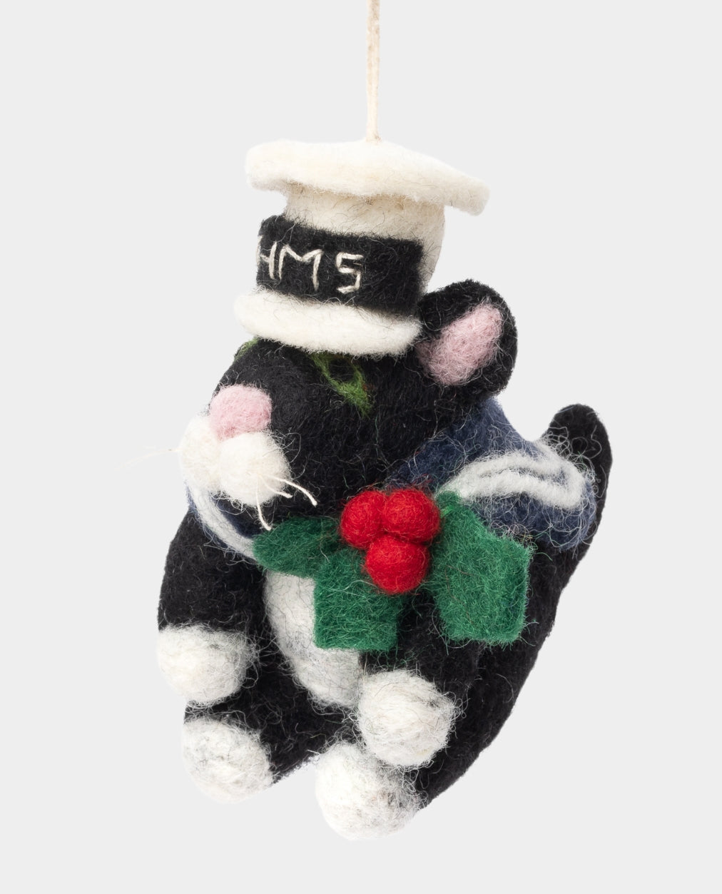 Frankenstein Cat Wool Decoration