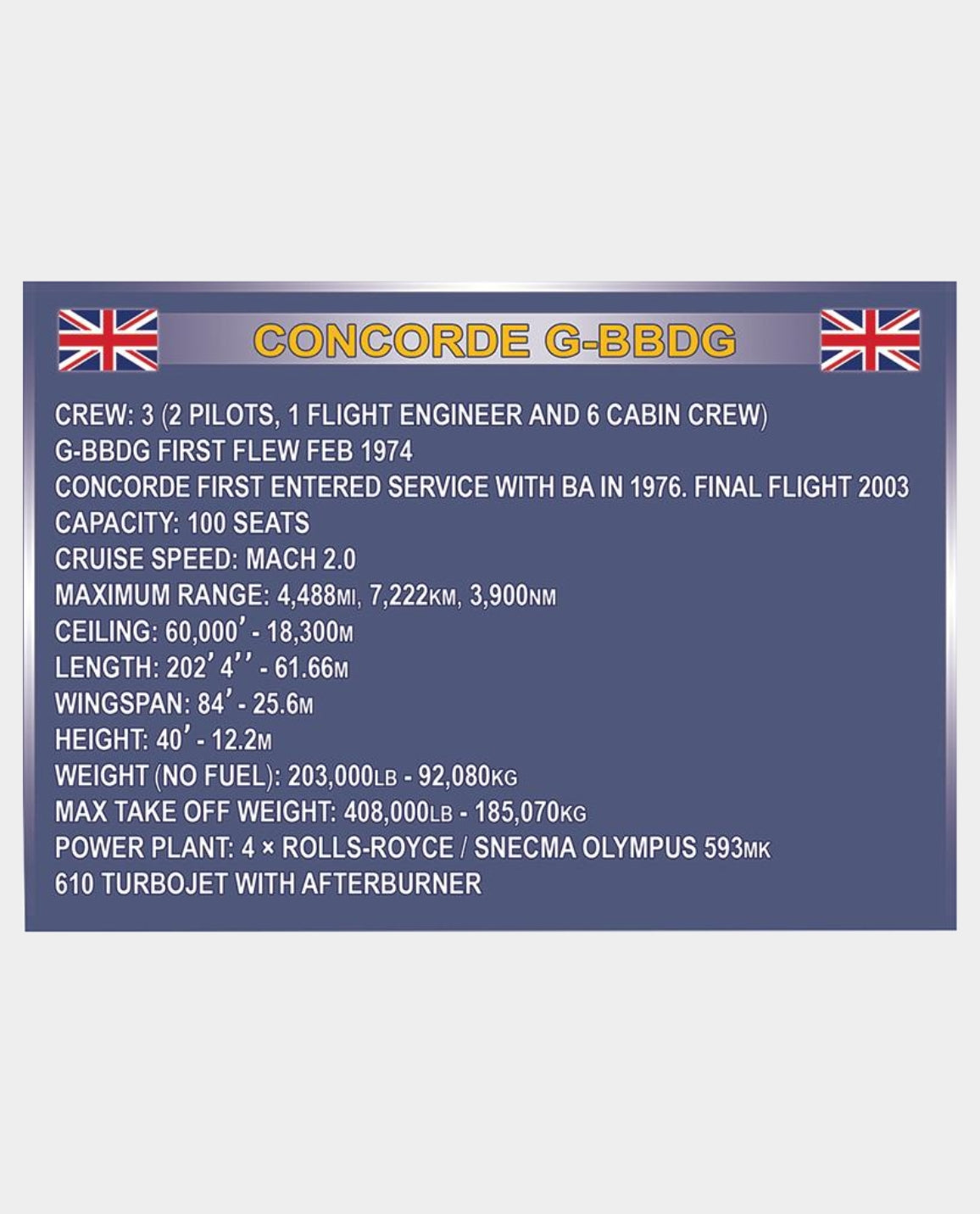 lego concorde uk