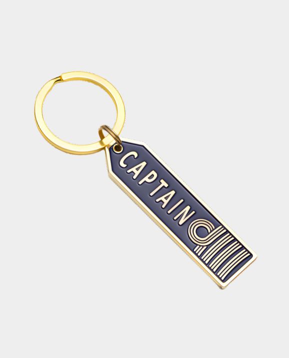 Captain Metal Keyring