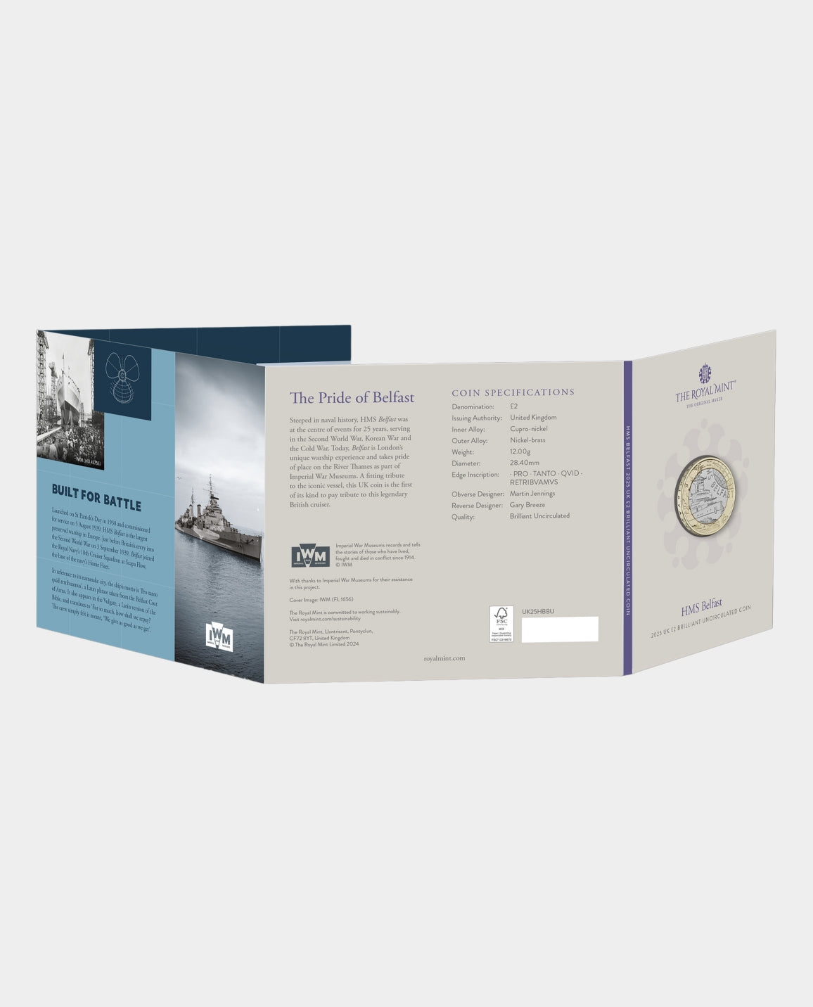 hms belfast 2 coin