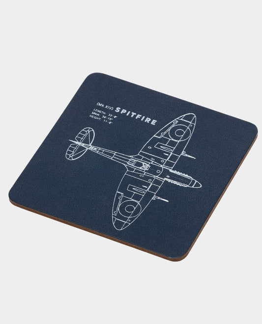 Spitfire Recycled Leather Coaster