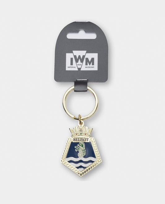 HMS Belfast Crest Keyring