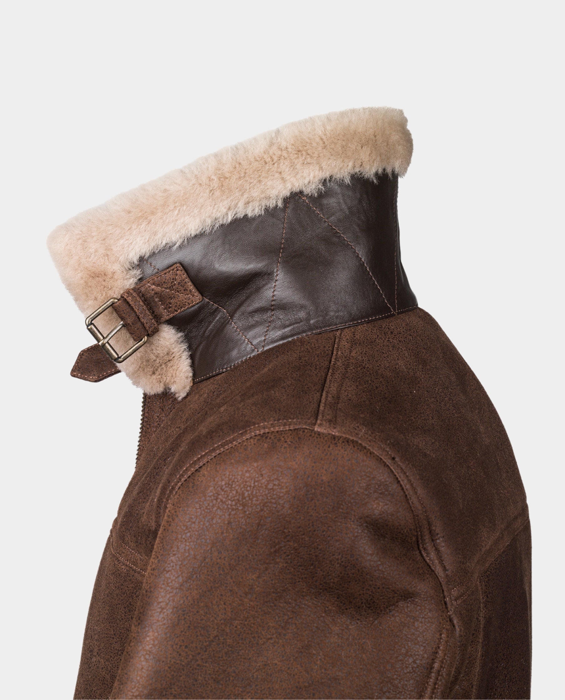 Leather Flying Jacket Styled on Irvin Jacket