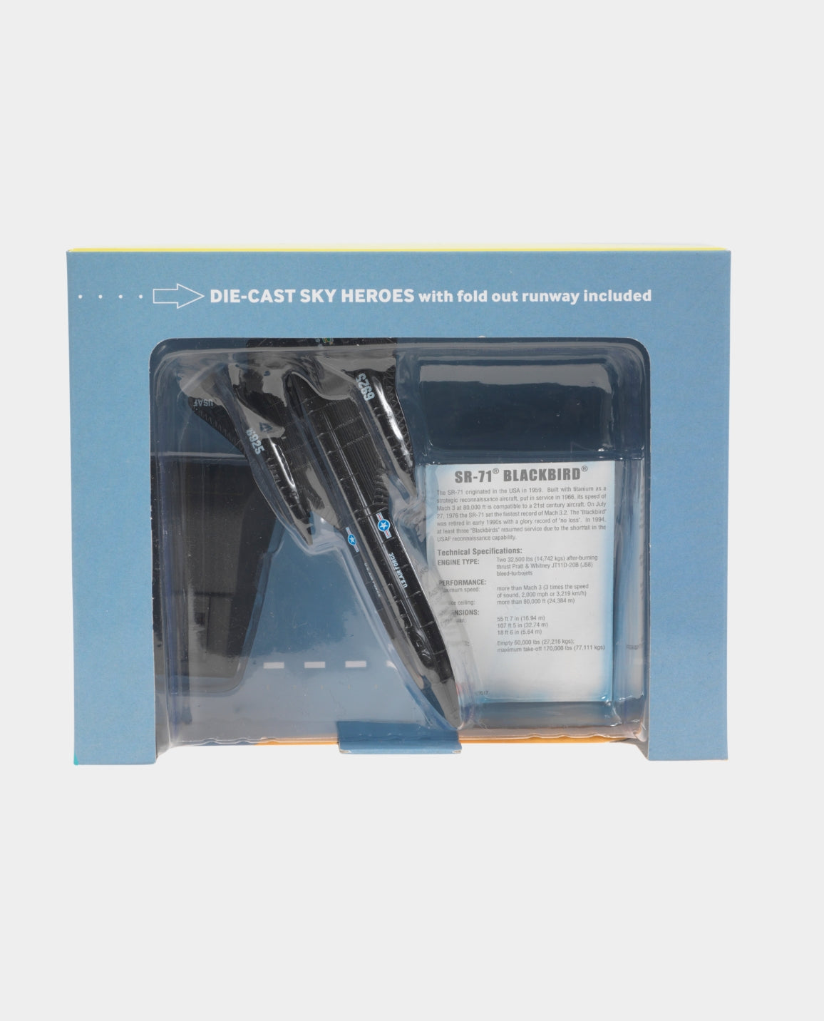 Die-Cast SR-71 Blackbird Model
