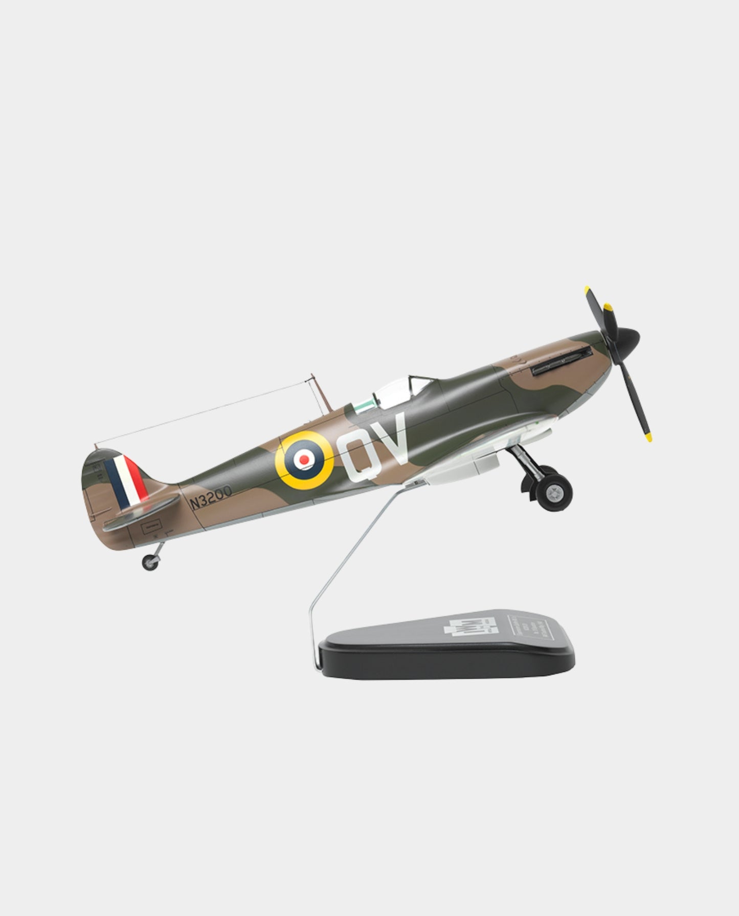 Colour Wooden Spitfire Model
