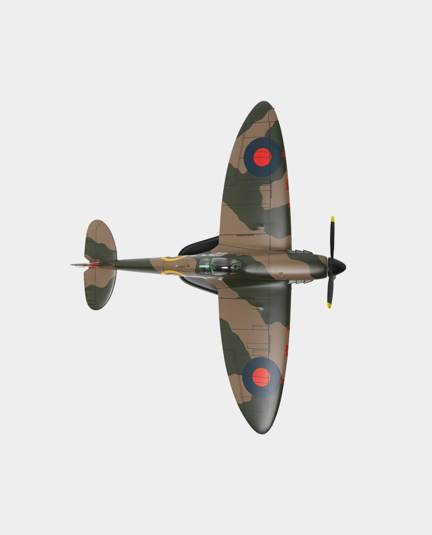 Colour Wooden Spitfire Model