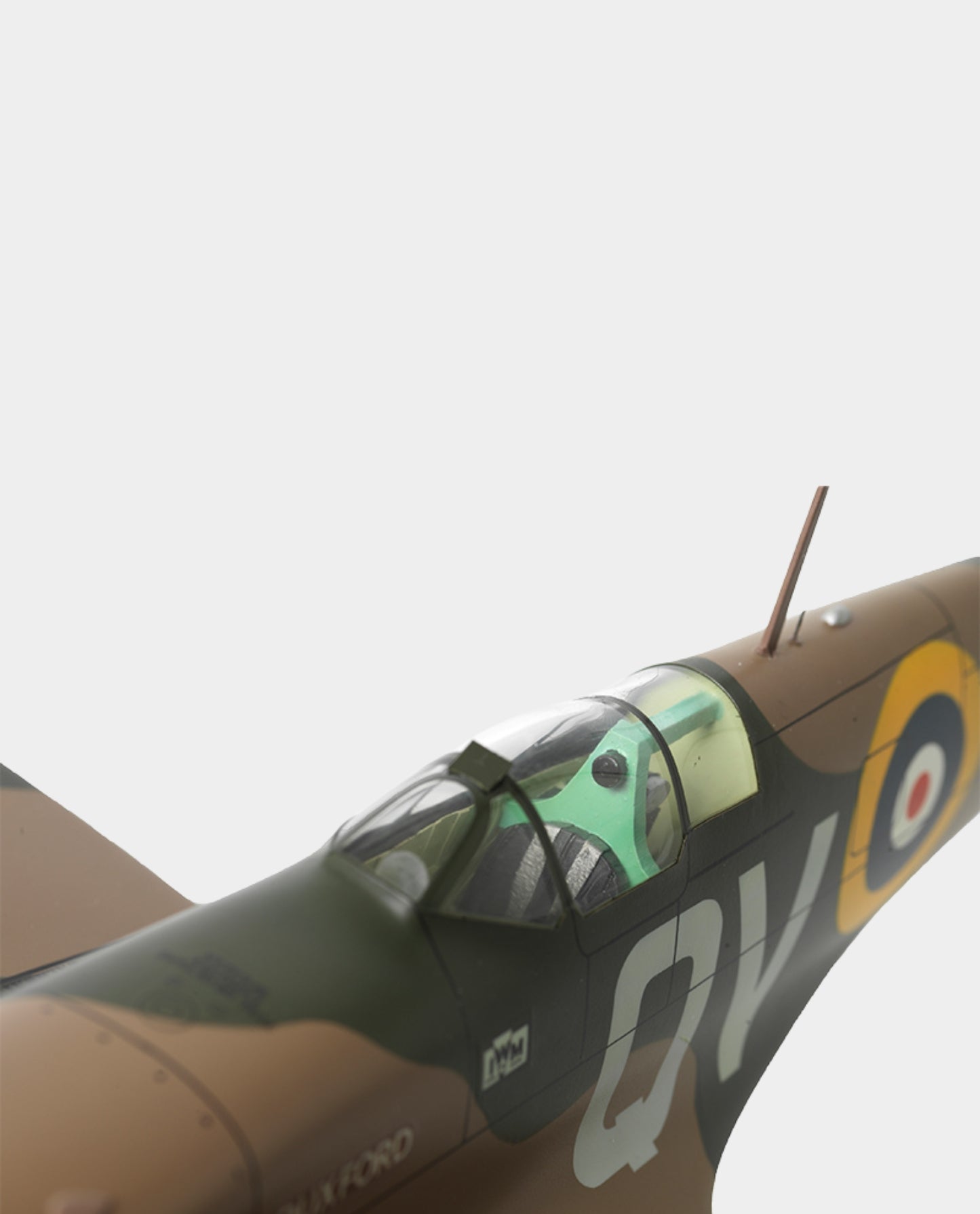 Colour Wooden Spitfire Model