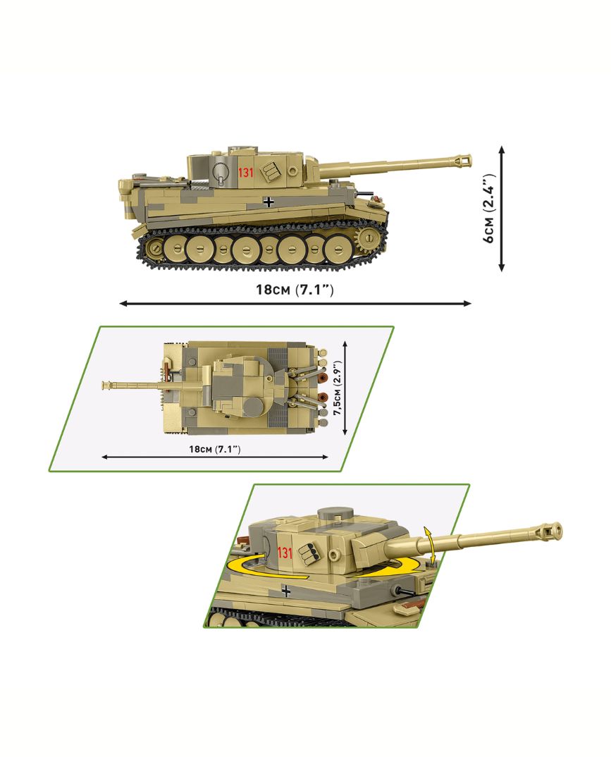 COBI Panzer VI Tiger I no 131 Brick Set
