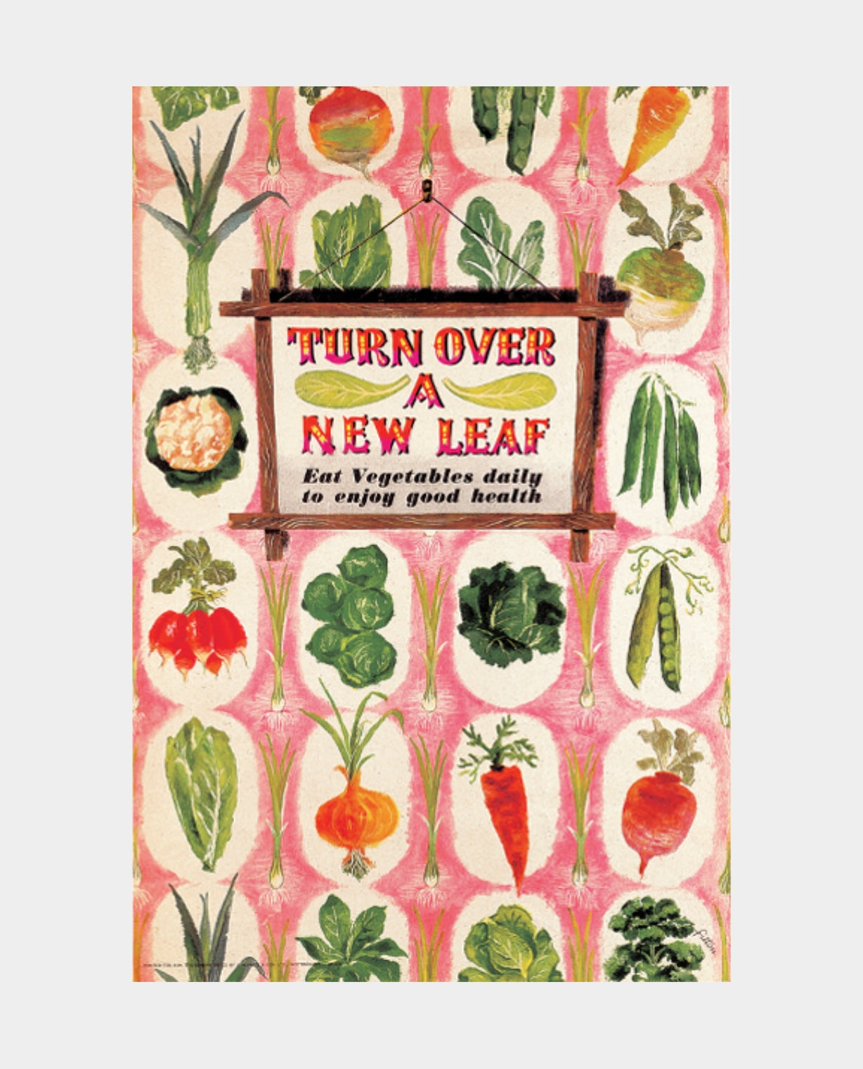 Turn Over A New Leaf Print
