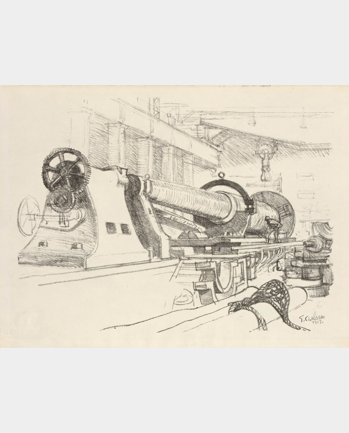 Clausen Making Guns Turning A Big Gun