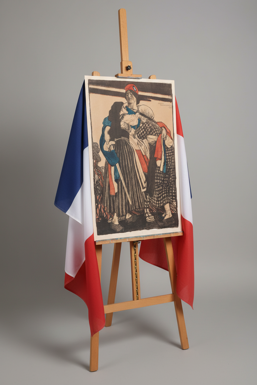 The Restoration of Alsace-Lorraine to France by Maurice Greiffenhagen