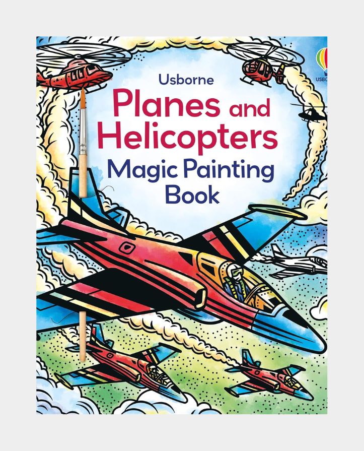 Planes and Helicopters Magic Painting Book