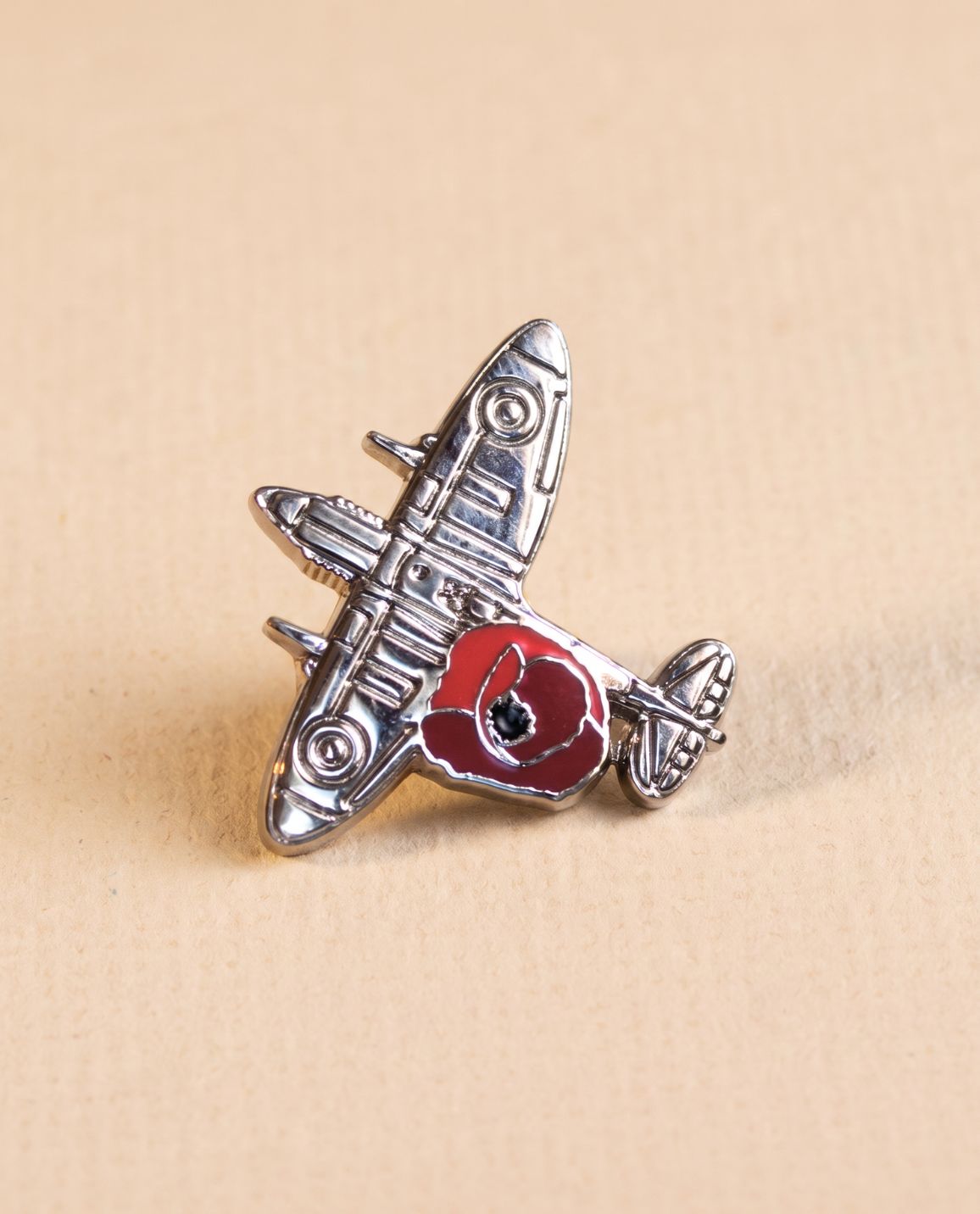Poppy Spitfire Pin Badge