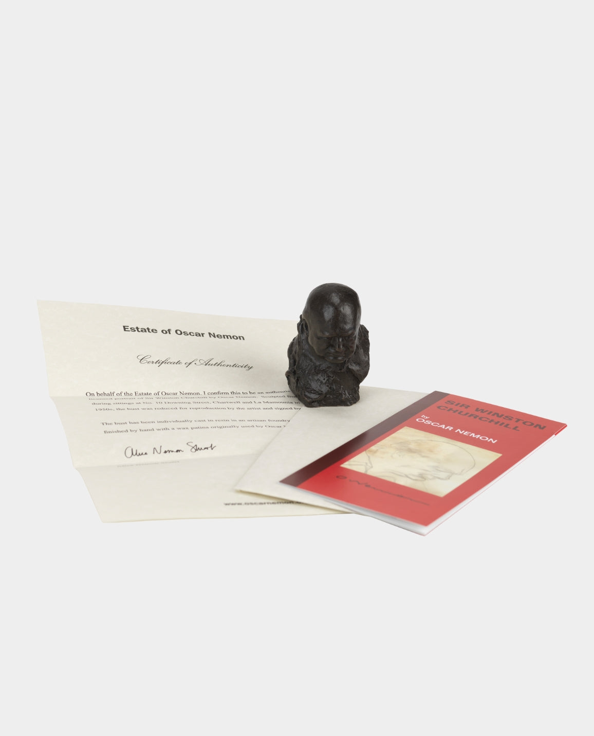 Nemon Small Bronze Churchill Bust