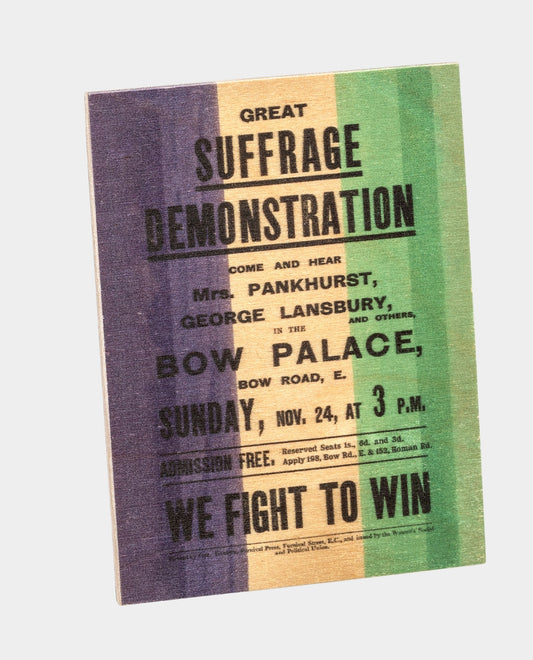 Suffragettes Wooden Magnet
