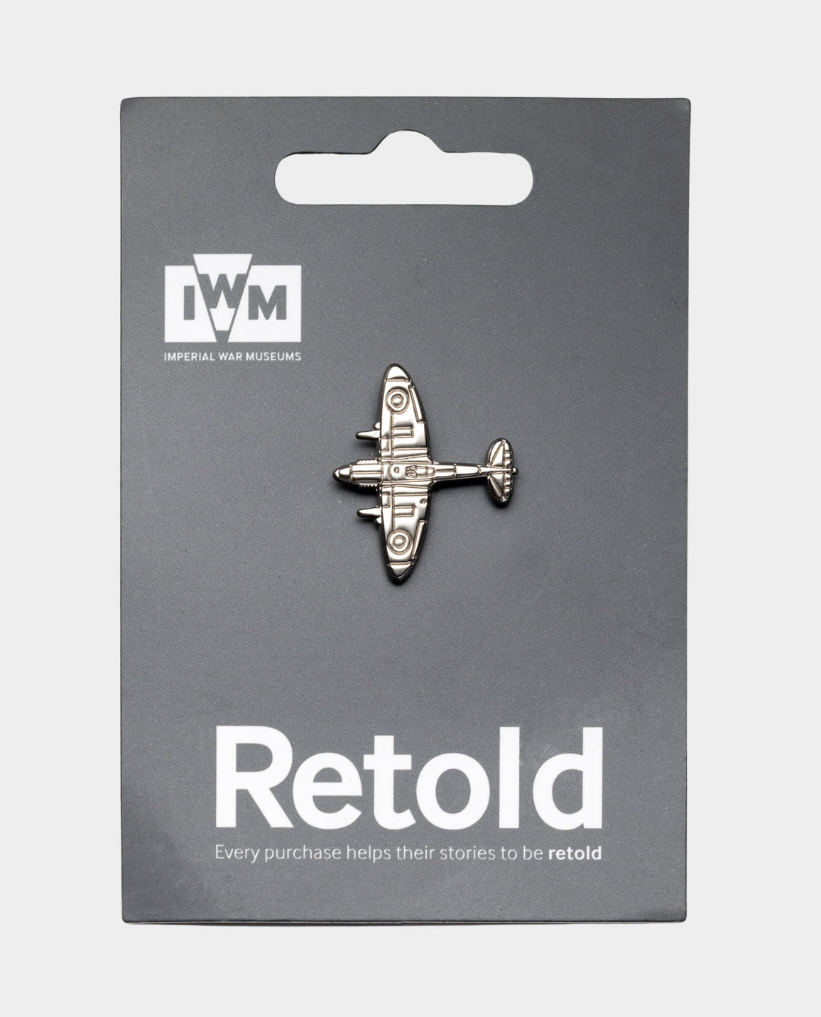spitfire pin badge