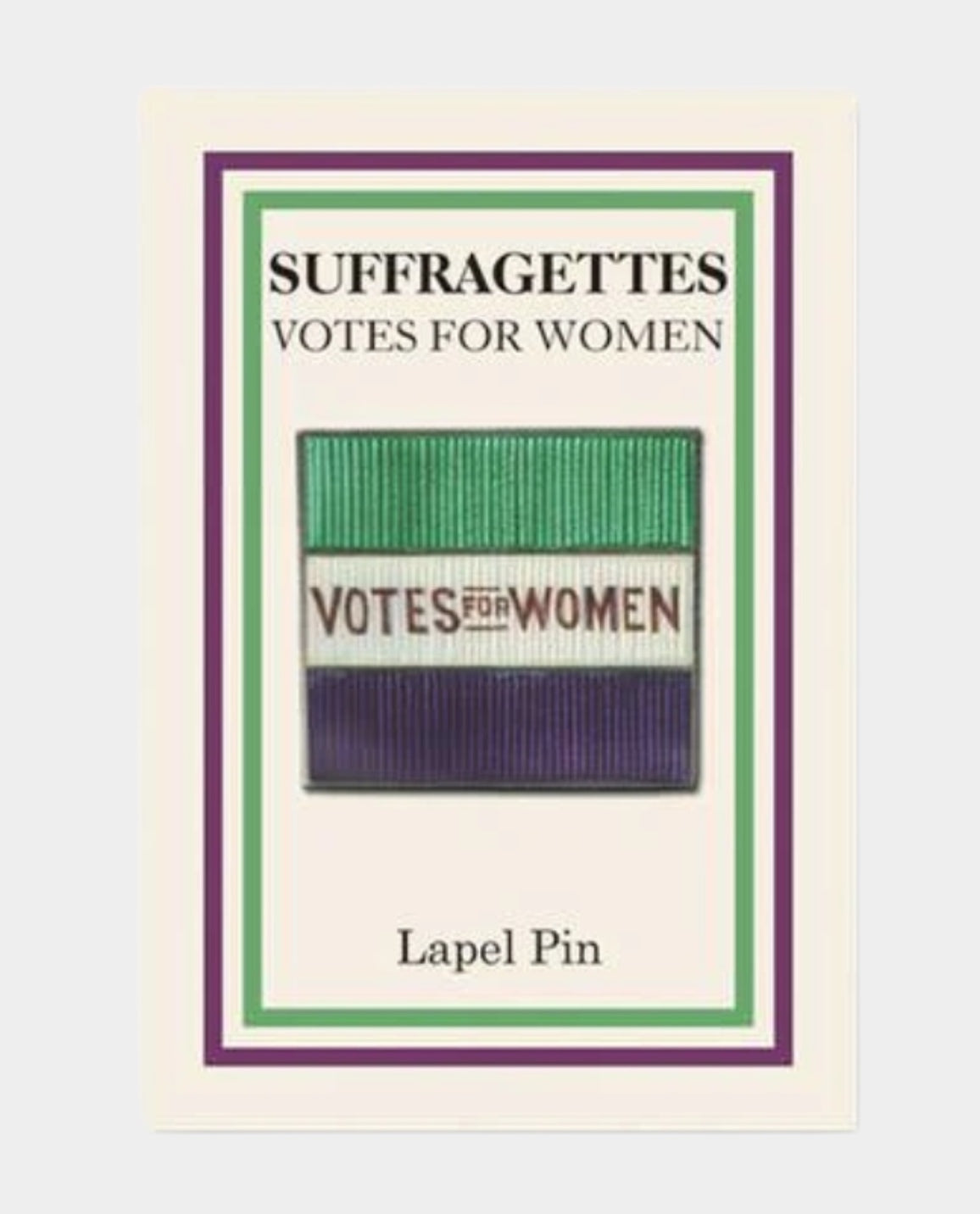 Suffragettes Lapel Pin