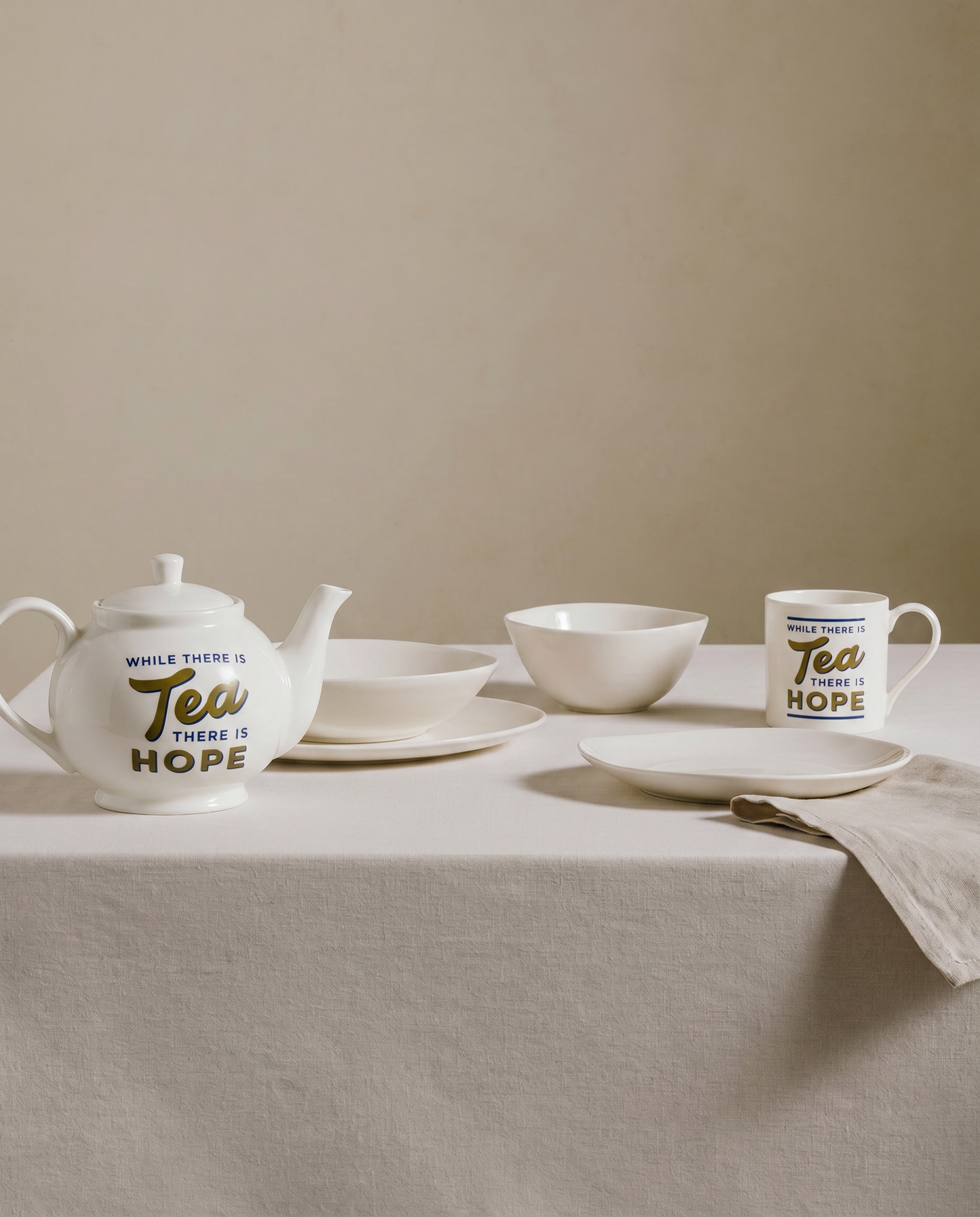 While There is Tea There is Hope Teapot