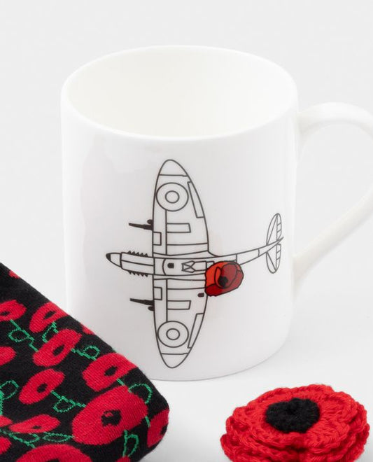 Spitfire Poppy Mug