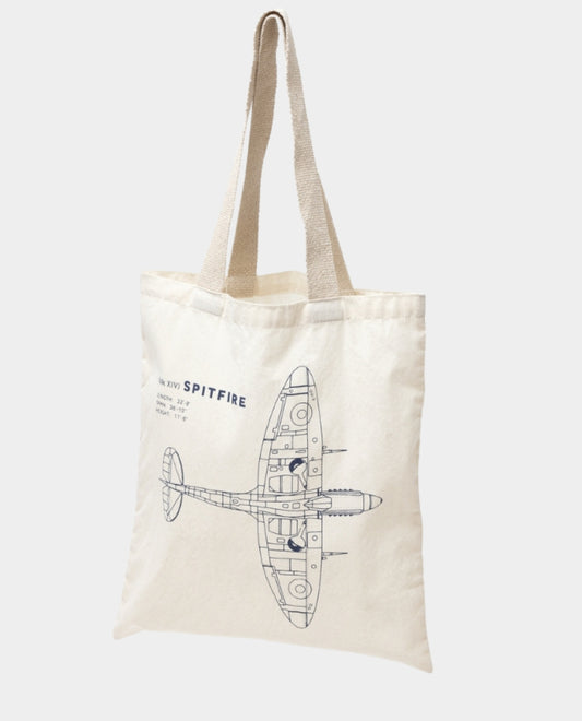 Spitfire Blueprint Tote Bag