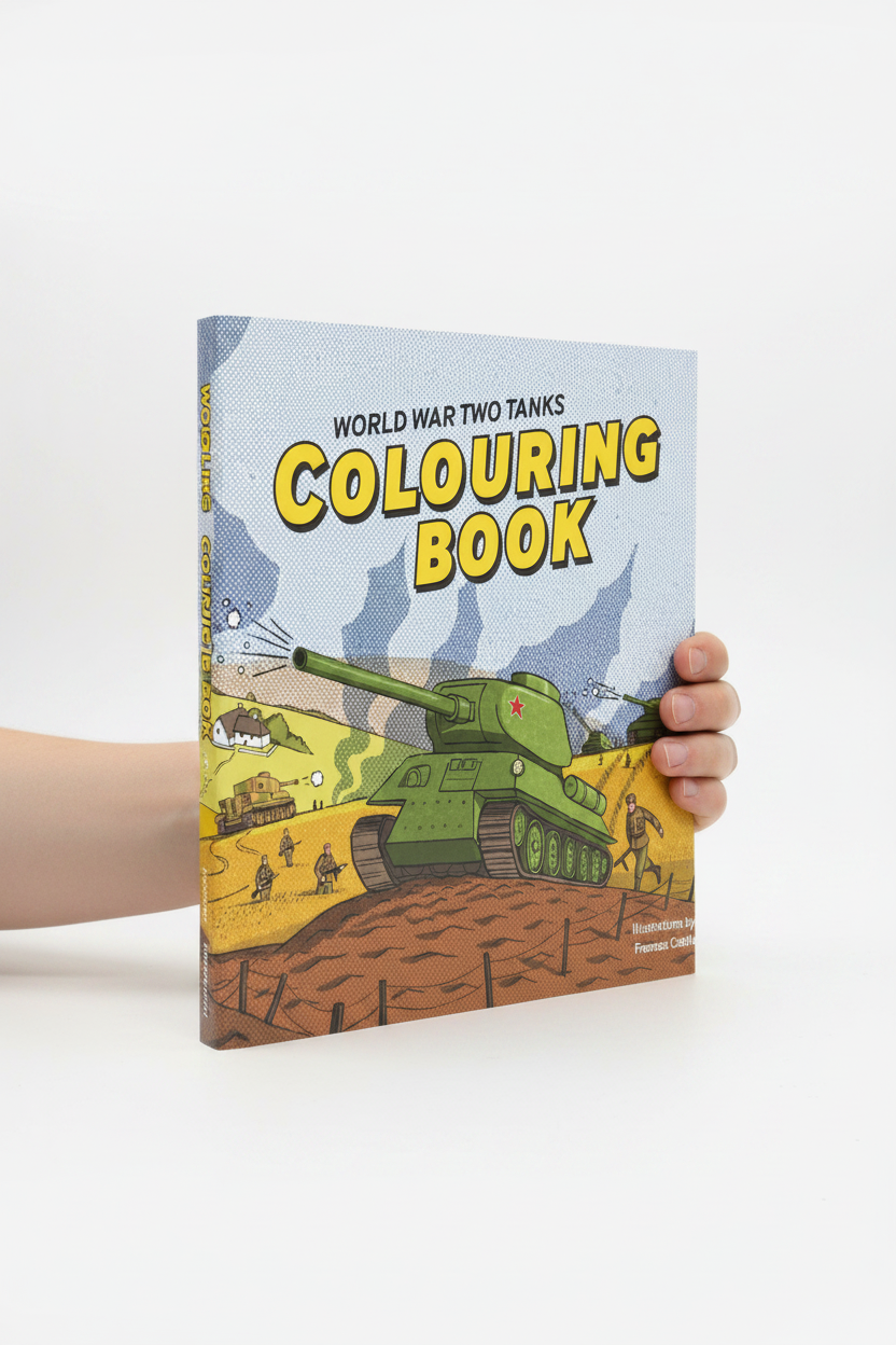 World War Two Tanks Colouring Book