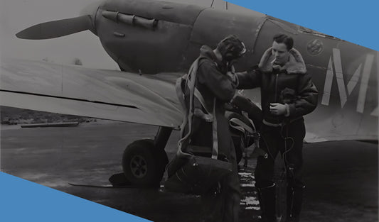 How a Hollywood stunt man invented an iconic RAF sheepskin jacket.