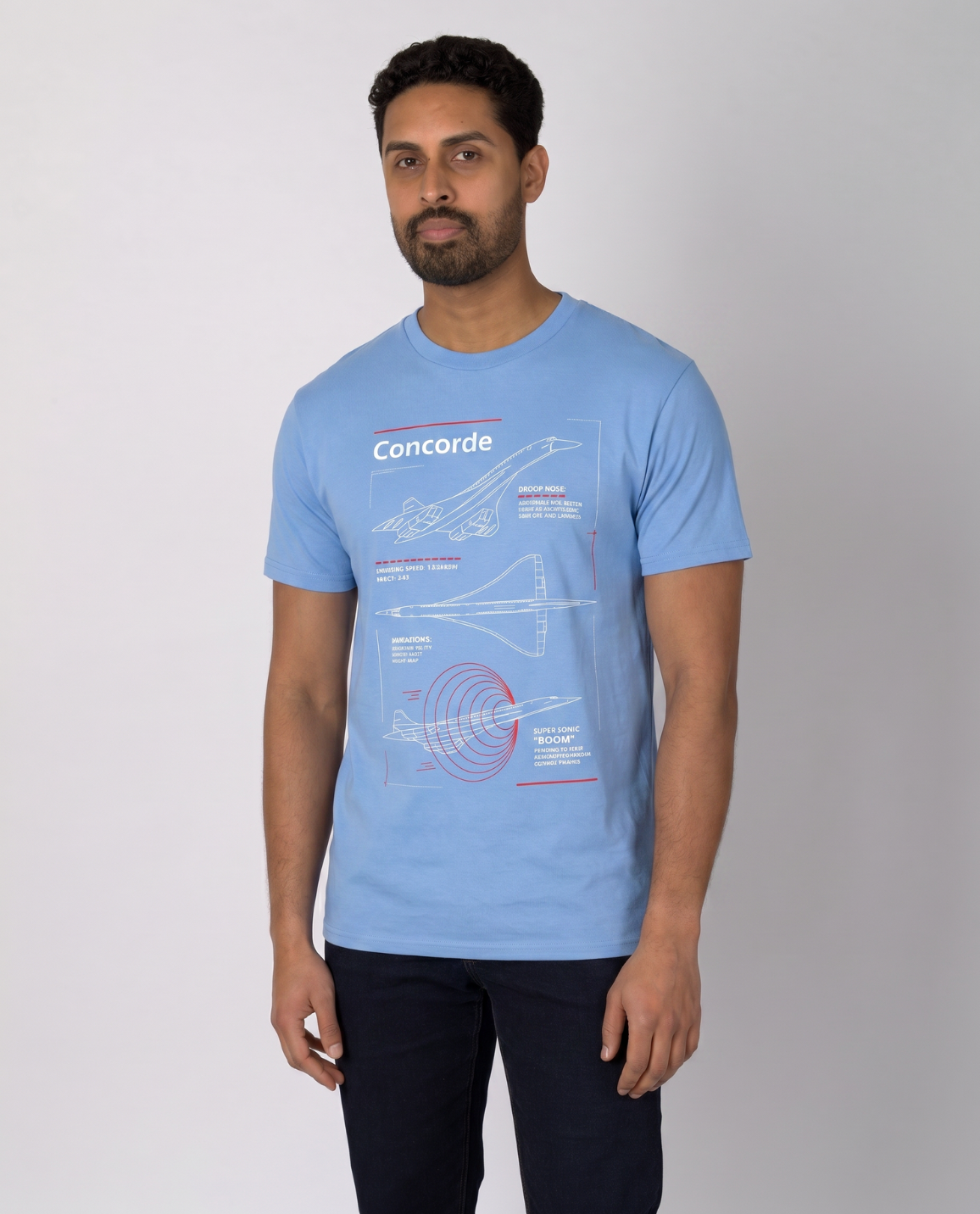 Blue Concorde T-shirt