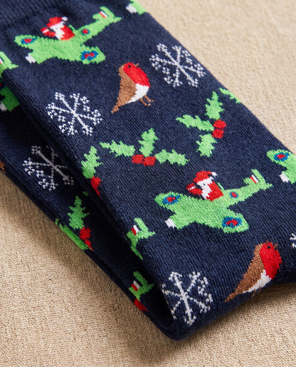 Santa in a Spitfire Socks