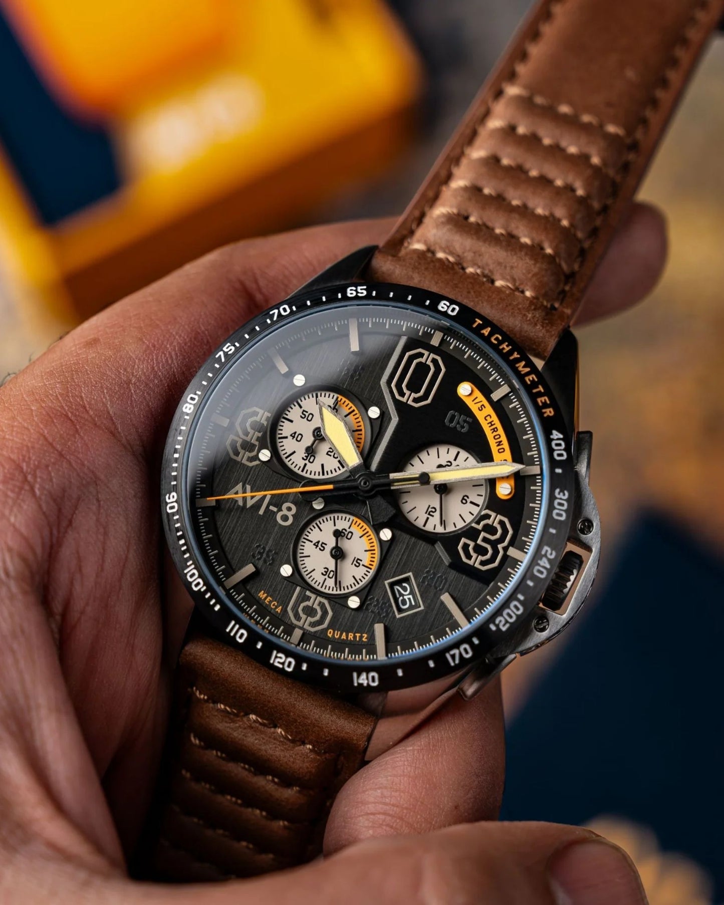 AVI-8 IWM P-51 Mustang Chronograph Watch