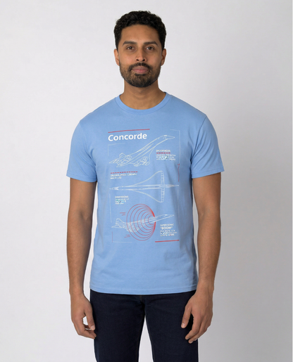 Blue Concorde T-shirt