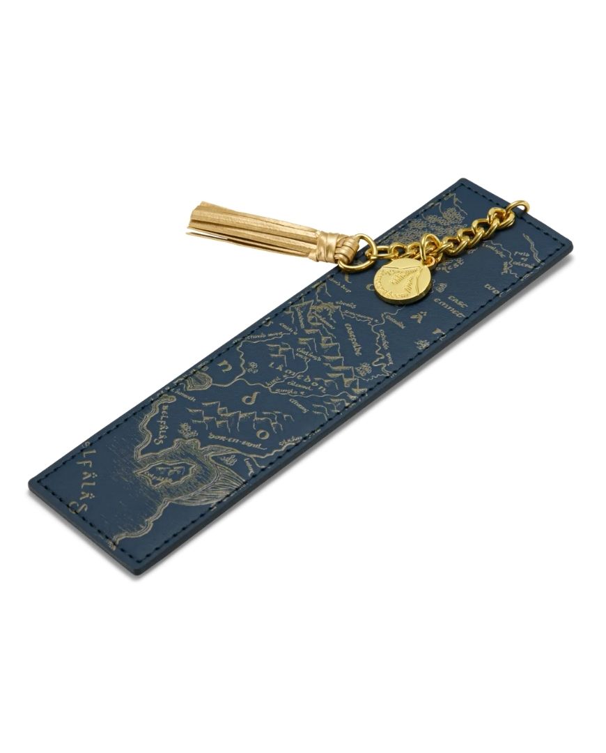 Middle-Earth Map and Elven Script Bookmark Set