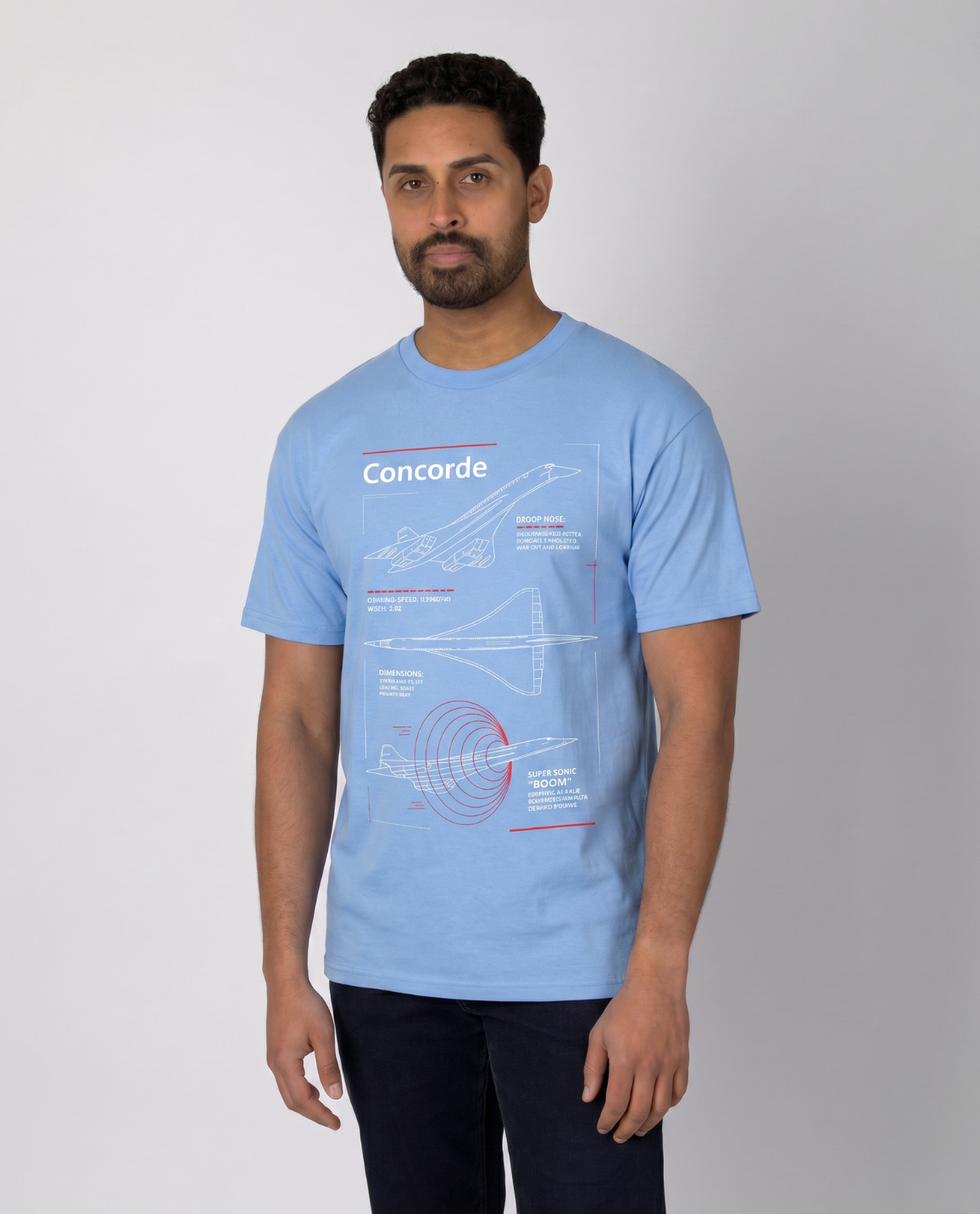 Blue Concorde T-shirt