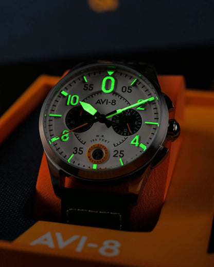 AVI-8 IWM Spitfire Lock Chronograph Watch