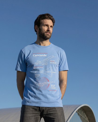 Blue Concorde T-shirt
