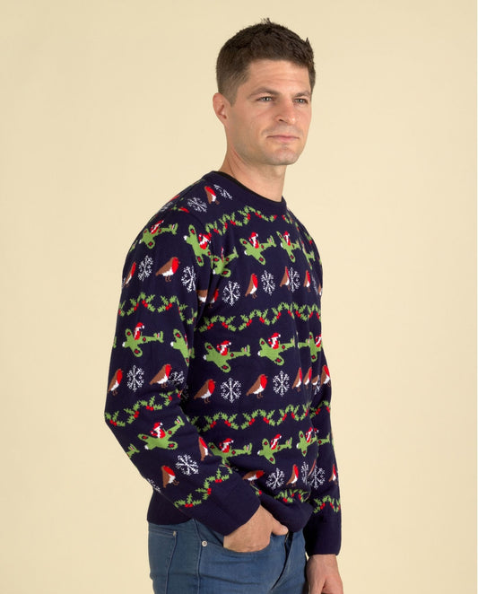 Santa in a Spitfire Christmas Jumper 2026 (Unisex)