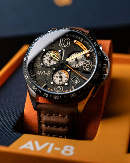 AVI-8 IWM P-51 Mustang Chronograph Watch